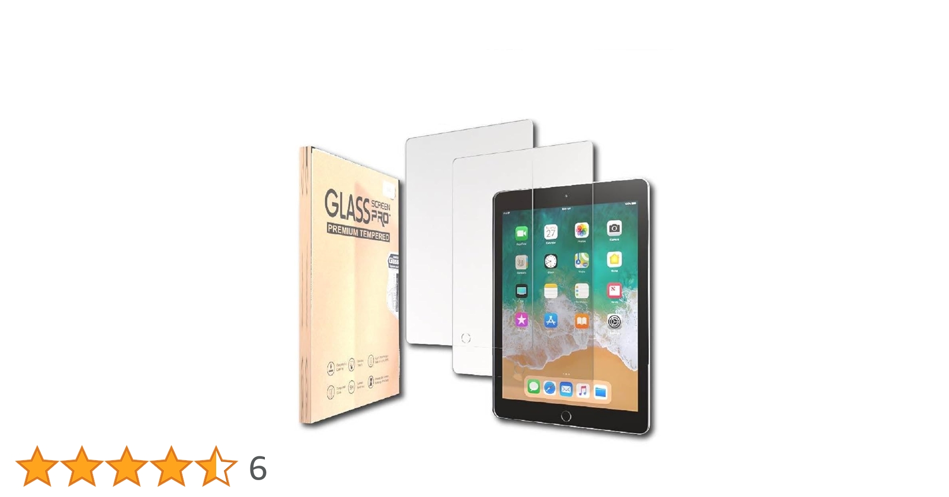 Amazon.co.jp: 液晶保護ガラスフィルム iPad 9.7 6世代 / 5世代